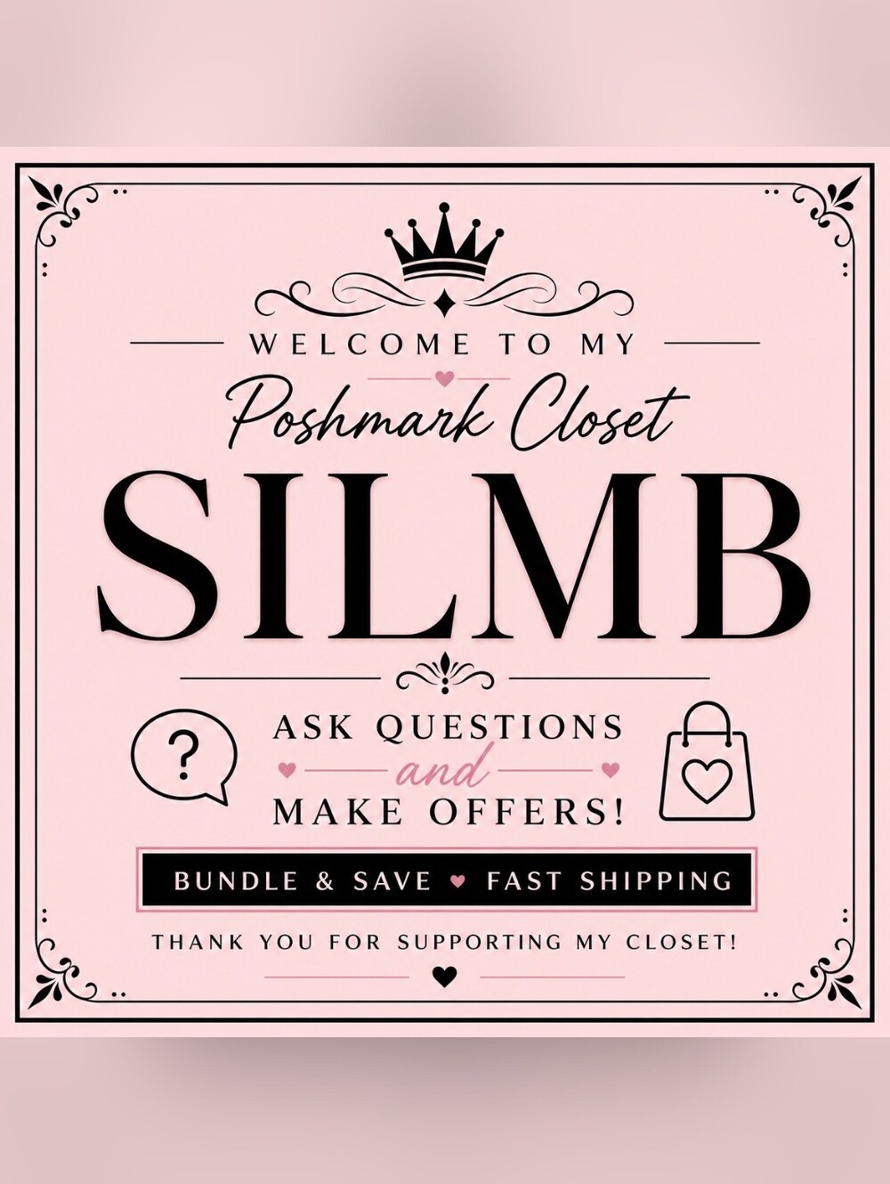 Closet Welcome Sign